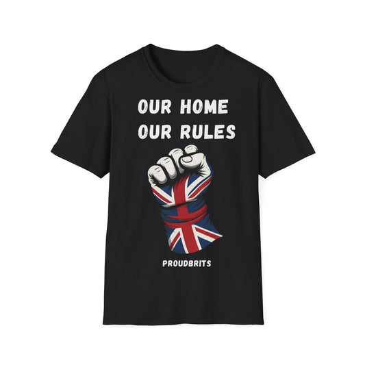 Our Home, Our Rules – Patriotic Tee (Unisex)